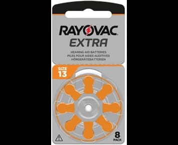 Rayovac Extra 13 orange, 8-pack