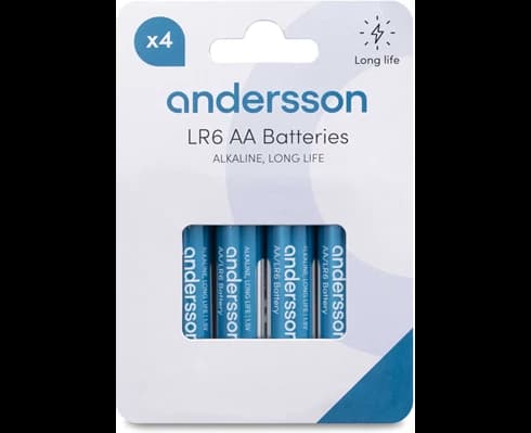 Andersson LR06 AA Long Life Alkaline 4-pcs