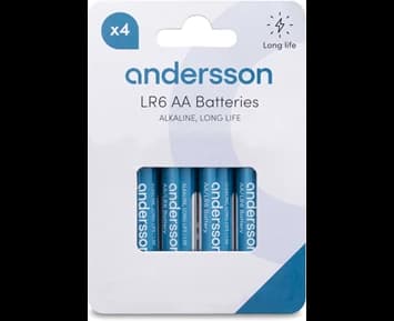 Andersson LR03 AAA Long Life Alkaline 4-pcs