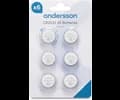 Andersson CR2032 Lithium 6-pcs