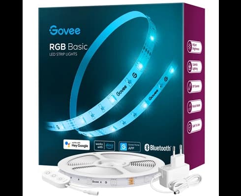 Govee RGB Smart Wi-Fi + Bluetooth LED Strip Light (5m)