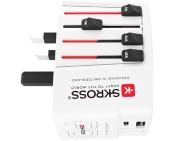 SKROSS World USB Charger AC65PD - C to C cable included