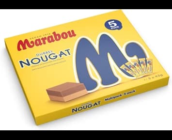 Marabou Marabou Dubbelnougat 5-pack