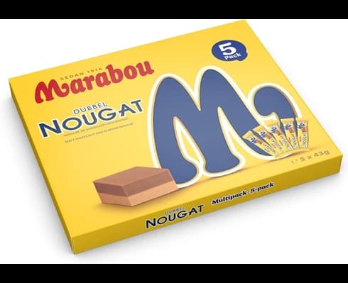 Marabou Marabou Dubbelnougat 5-pack