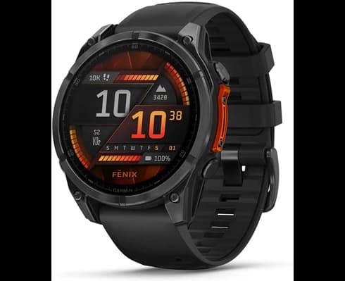 Garmin Fenix 8 AMOLED 47mm, Slate Gray Steel/Black