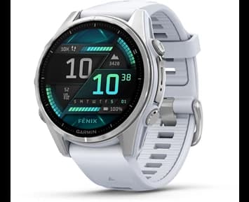 Garmin Fenix 8 AMOLED 43mm, SS/Whitestone