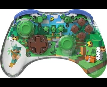 PDP REALMz - Wireless Controller - Minecraft Forest Biome