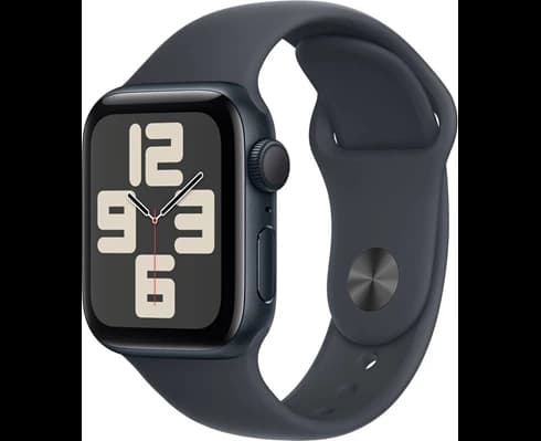 Apple Watch SE GPS 40mm Midnight Aluminium Case with Midnight Sport Band - S/M