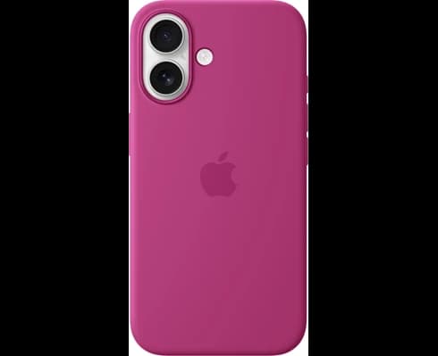 Apple iPhone 16 Silicone Case with MagSafe - Fuchsia