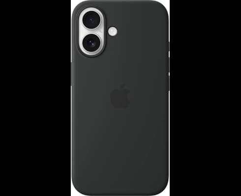 Apple iPhone 16 Silicone Case with MagSafe - Black