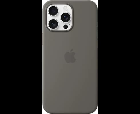 Apple iPhone 16 Pro Max Silicone Case with MagSafe - Stone Gray