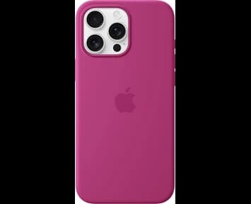 Apple iPhone 16 Pro Max Silicone Case with MagSafe - Fuchsia