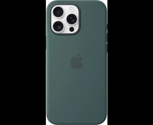 Apple iPhone 16 Pro Max Silicone Case with MagSafe - Lake Green