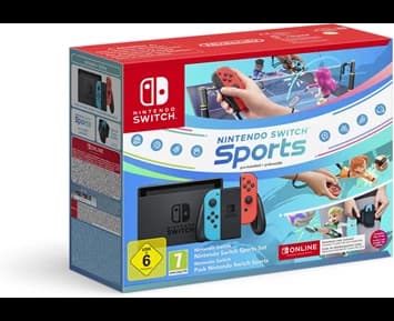 Nintendo Switch Neon Red/Neon Blue ink. Switch Sports