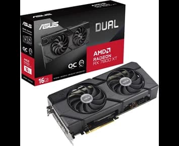 ASUS Radeon RX 7800 XT Dual OC Edition 16GB GDDR6