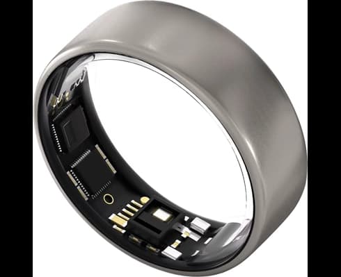 Ultrahuman Ultrahuman Ring Air- Raw Titanium- Size 8