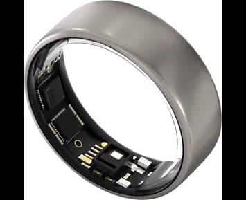 Ultrahuman Ultrahuman Ring Air- Raw Titanium- Size 10