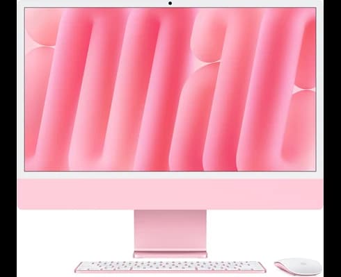 Apple 24-inch iMac with Retina 4.5K display  Apple M4 chip with 10?core CPU and 10?core GPU, 16GB, 256GB SSD - Pink