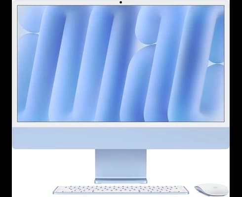 Apple 24-inch iMac with Retina 4.5K display  Apple M4 chip with 10?core CPU and 10?core GPU, 16GB, 512GB SSD - Blue