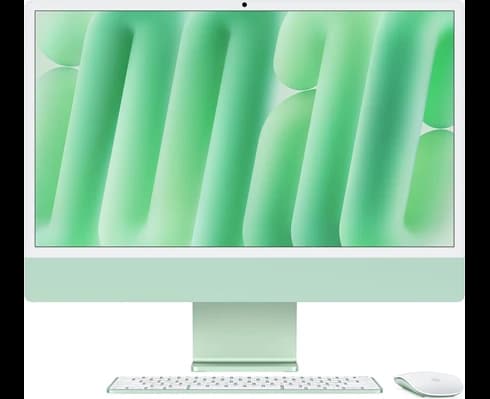 Apple 24-inch iMac with Retina 4.5K display  Apple M4 chip with 10?core CPU and 10?core GPU, 16GB, 512GB SSD - Green