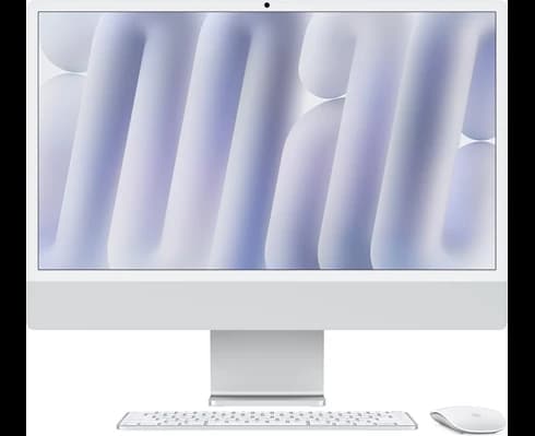 Apple 24-inch iMac with Retina 4.5K display  Apple M4 chip with 10?core CPU and 10?core GPU, 16GB, 512GB SSD - Silver