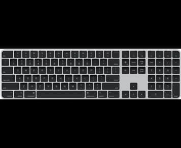 Apple Magic Keyboard with Touch ID and Numeric Keypad for Mac models with Apple silicon - Swedish - Black Keys