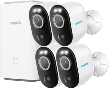 Reolink Argus 3 Pro 2K 4-pack with Home Hub