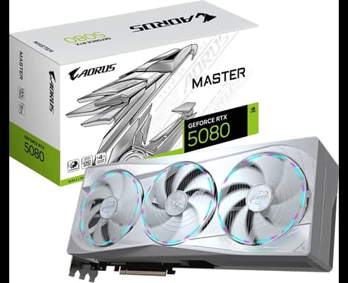 Gigabyte GeForce RTX 5080 Aorus MASTER ICE 16GB