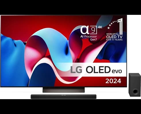 LG OLED77C44LA + NS90TY