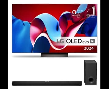 LG OLED77C44LA + NS90TY
