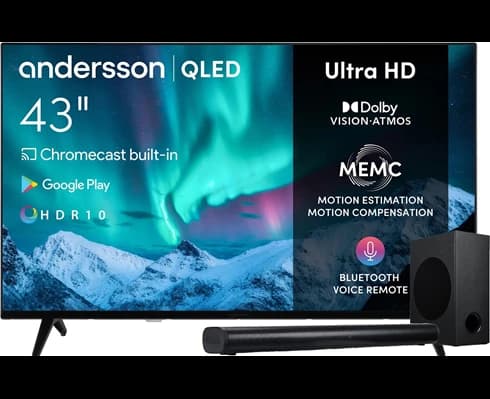 Andersson QLED4350UHD + SRS 2.4 - Black