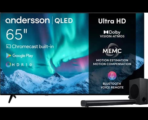 Andersson QLED6550UHD + SRS 2.4 - Black