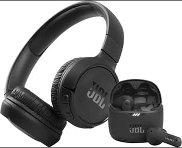 JBL T570 BT - Black + Tune Flex - Black